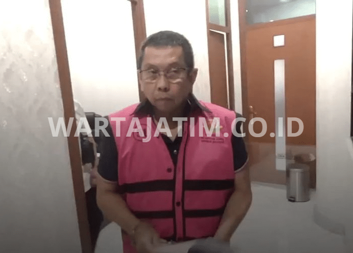 Direktur Utama PT Waskita Karya Destiawan Soewardjono(Tangkapan Layar Video Kejaksaan Agung RI)