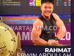 Lifter Indonesia Rahmat Erwin Abdullah Meraih Emas dan Pecahkan 2 Rekor SEA Games 2023