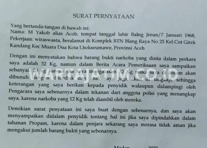 Tersangka Narkoba Mengadu ke Divpropam Polri Terkait Penggelapan Barang Bukti 12 Kg Sabu