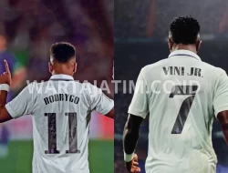 Vinicius Junior dan Rodrygo Mengenakan Nomor Punggung Terbaru di Real Madrid: 7 dan 11