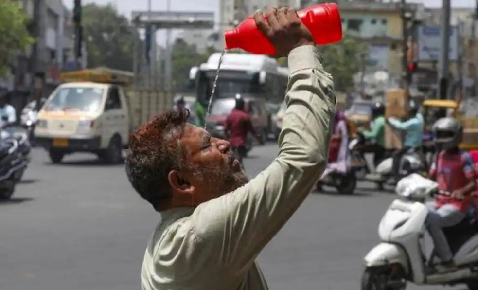 Gelombang ekstrem di India.