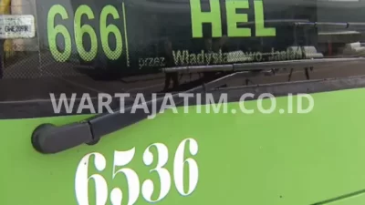 Bus dengan nomor 666 yang diyakini merupakan nomor representatif iblis.