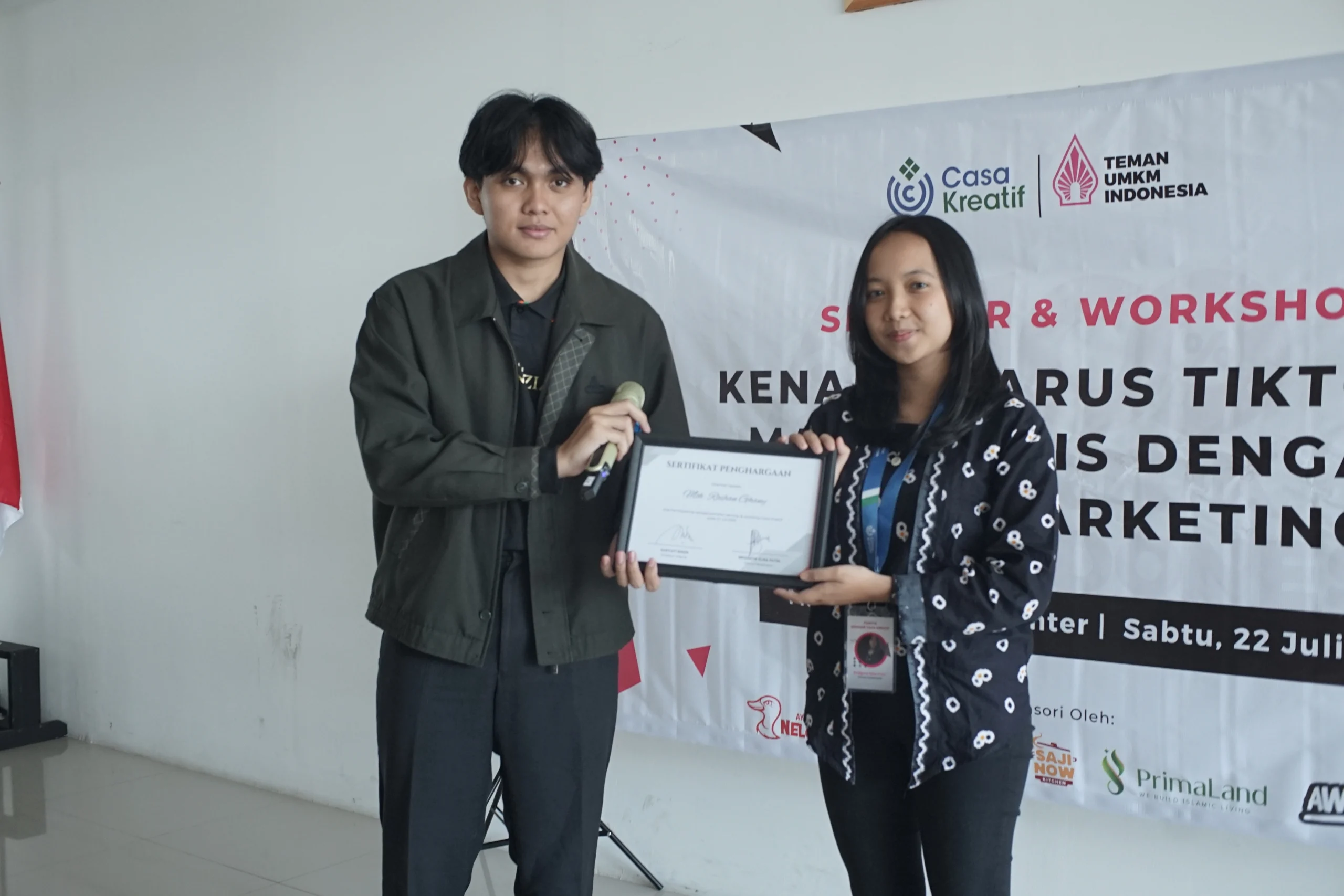 Intip keseruan Seminar & Workshop Tiktok Marketing di Malang Creative Center!