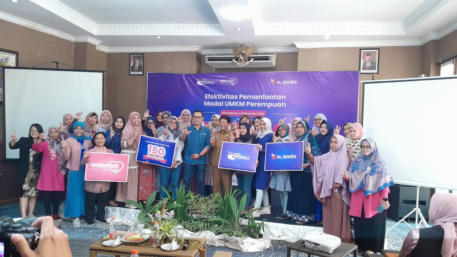 XL Axiata Peduli x Sisternet Dukung Efektivitas Pemanfaatan Modal UMKM Perempuan di Kota Malang