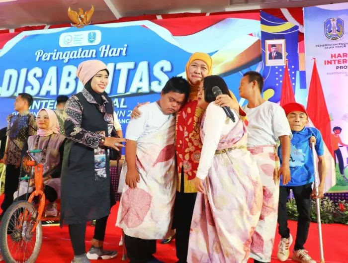 Khofifah Tekankan Pembangunan Inklusifitas bagi Penyandang Disabilitas di Jawa Timur