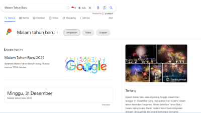 Sambut Tahun Baru 2024, Ini Tampilan Google Doodle yang Penuh Warna