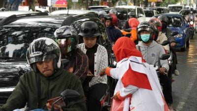 PKS Gelar Flashmob Serentak di 5 Titik Kota Malang untuk Kampanye Politik