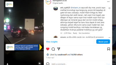 Insiden Kontroversial di Tol Sidoarjo