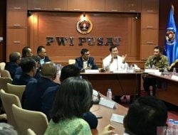 Prabowo Percaya Demokrasi, Tegaskan di Depan PWI