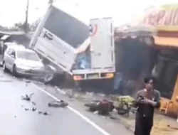 Kecelakaan Beruntun di Bogor, 17 Orang Luka-Luka