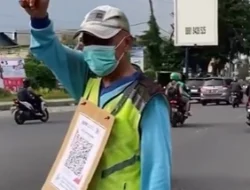 Polisi Cepek QRIS di Bundaran Aloha Sidoarjo: Imbalan Rp50 Ribu untuk Papan QRIS