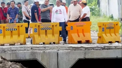 proyek penyelesaian saluran box culvert - Sumber: jawapos.com | SURYANTO/RADAR SURABAYA