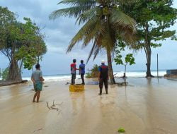 Dampak Gelombang Tinggi Ombak: Rusak dan Aktivitas Wisata Terhenti di Pantai Selatan Malang