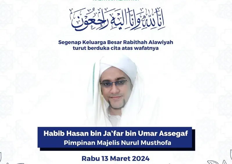 Habib Hasan bin Ja'far Meninggal