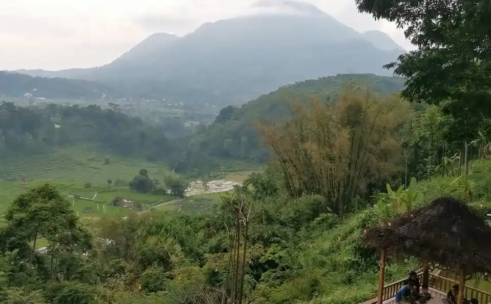 Pemandangan di Lereng Asri Cafe Trawas (Dok. Istimewa)