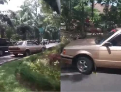 Mobil Nyusruk Lagi di Jalan Veteran Malang, Rekor 4 Kecelakaan Serupa dalam Sebulan