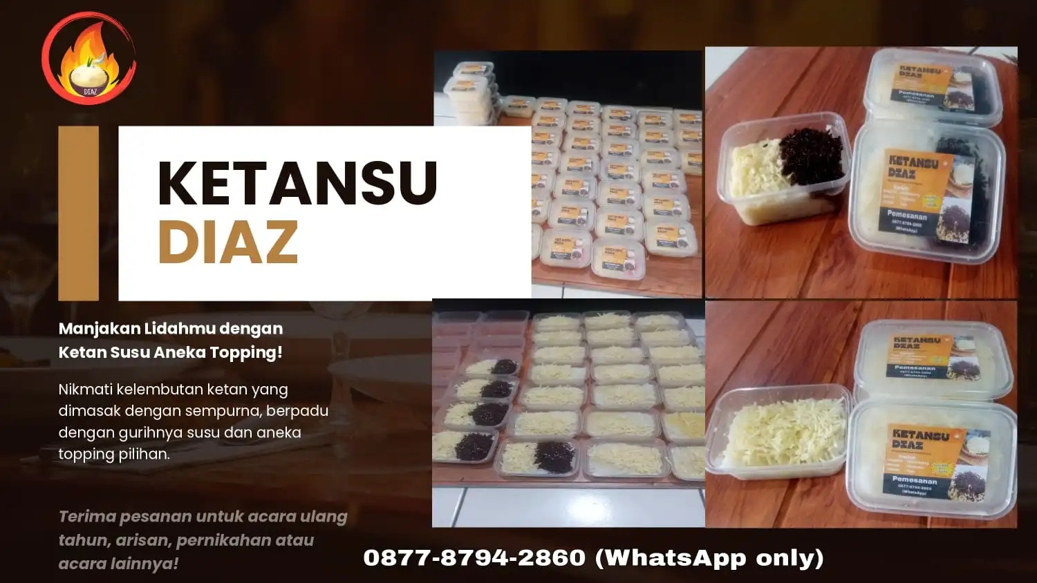 Ketan Susu Bakar ala Ketansu Diaz