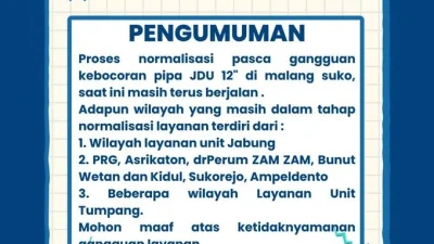 Perumda Tirta Kanjuruhan - Sumber: https://twitter.com/ | Dok Istimewa