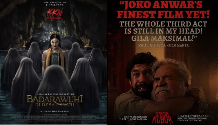 review film horor 2024 Siksa Kubur dan Badarawuhi di Desa Penari