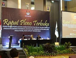 Penetapan Anggota DPRD Kota Malang Periode 2024-2029 Resmi Dilakukan