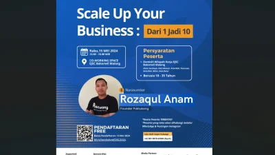 Pendaftaran Workshop Gratis EJSC Malang Untuk Maksimalkan Potensi Bisnis