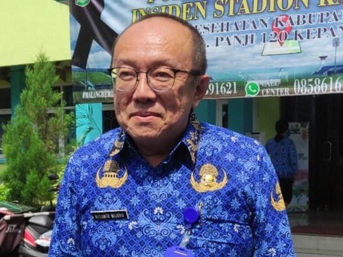 Eks Kadinkes Kabupaten Malang drg Wiyanto Wijoyo. (Foto Muhammad AminudindetikJatim)