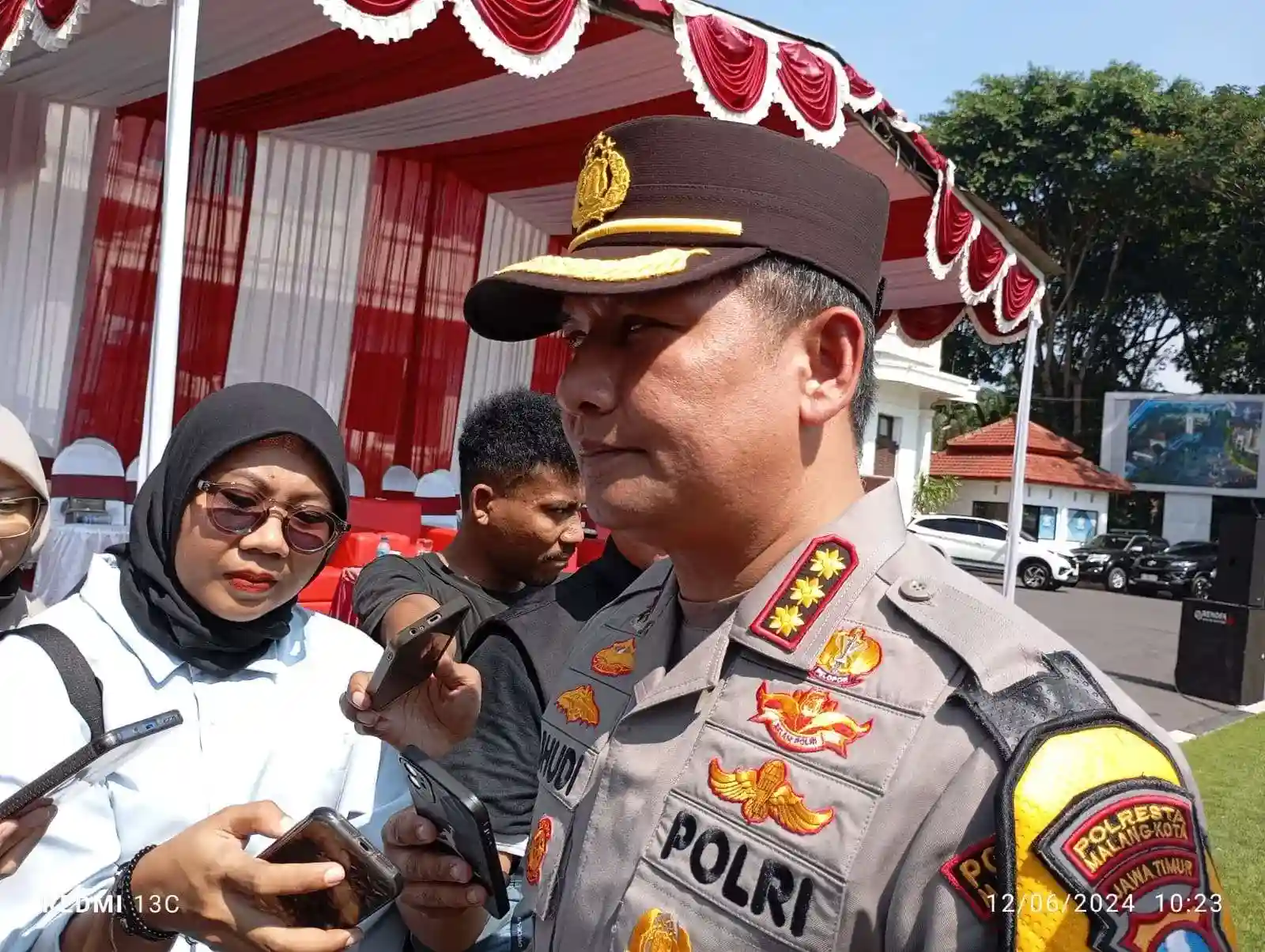 Kapolresta Malang Kota, Kombes Pol Budi Hermanto, (Foto RRI MalangAwang )