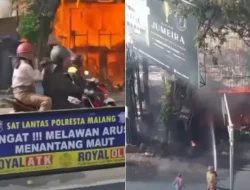 Kebakaran Kios Depan Gedung MCC Malang, Ulah Pemilik ODGJ?