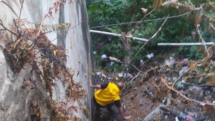 terjatuh di jembatan suhat malang