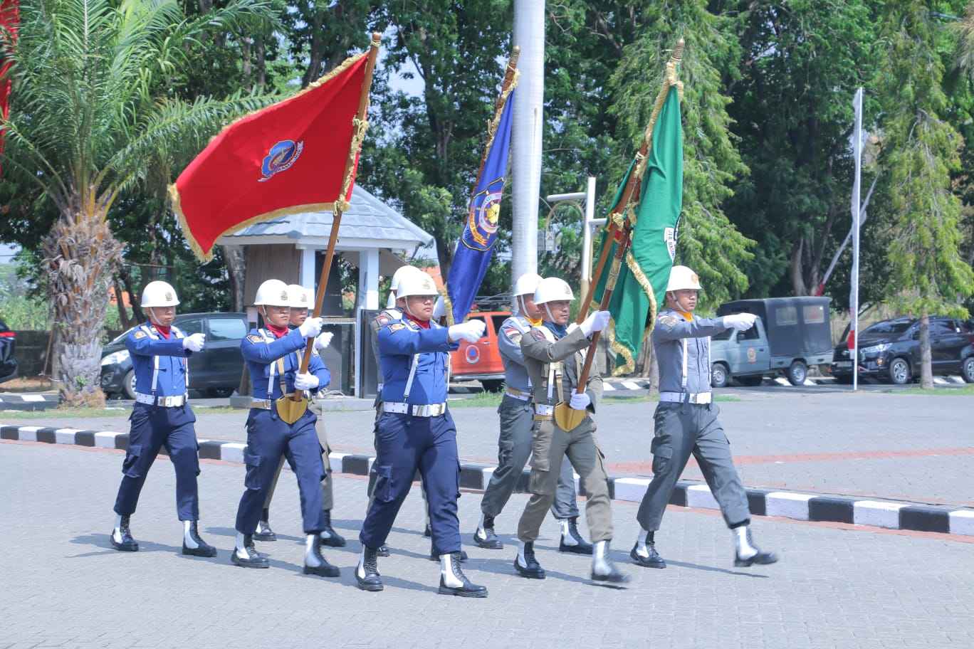 Peringatan Hari Ultah HUT RI Ke-79 Adakan Kirab Pataka di Gresik