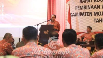 Amankan Kondusifitas Menjelang Pilkada, Pjs Bupati Mojokerto Gelar Rapat Koordinasi Wilayah