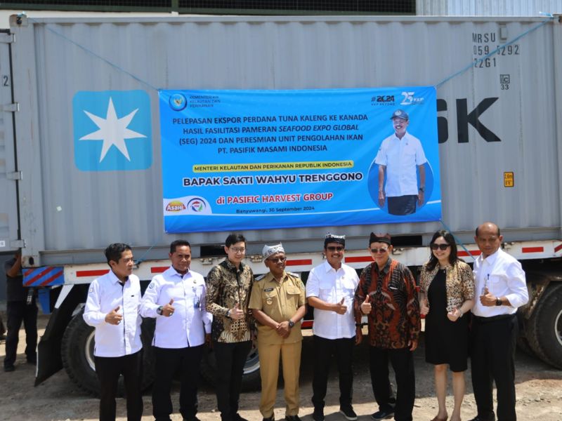 Produk tuna dilepas menteri kelautan Banyuwangi ke Kanada