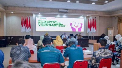 Komisi Daerah (Komda) Lansia Kabupaten Gresik, melalui Dinas Sosial, melaksanakan penyusunan rencana kerja untuk periode 2024-2027.