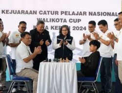 Pembukaan Wali Kota Cup, Pj Wali Kota Kediri Resmikan Kejuaraan Nasional Catur Pelajar