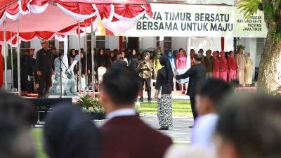 Pemerintah Kabupaten Banyuwangi gelar Upacara Peringatan Hari Jadi ke-79 Provinsi Jawa Timur