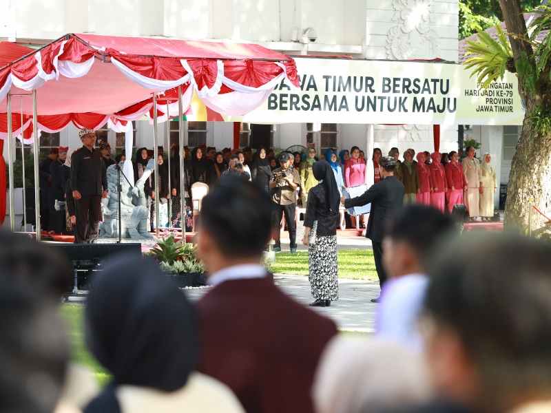 Pemerintah Kabupaten Banyuwangi gelar Upacara Peringatan Hari Jadi ke-79 Provinsi Jawa Timur