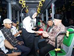 Pj Bupati Bangkalan, Arief Moelia Edie Coba Bus Transjatim