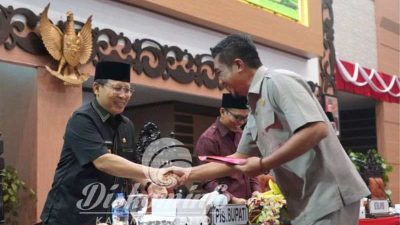 Pjs Bupati Mojokerto Hadiri Rapat Paripurna, Fraksi DPRD Sampaikan Pandangan Umum Raperda APBD 2025