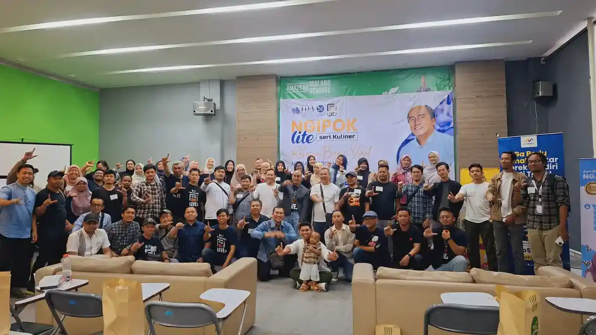 Keseruan acara Ngipok Lite yang diselenggarakan oleh TDA Entrepreneur Community Malang (dok.TDA)