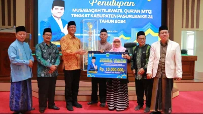 Selamat, Kecamatan Gondangwetan Juara Umum MTQ Kabupaten Pasuruan XXXI Tahun 2024. (dok.Istimewa)