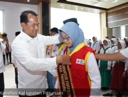 Ratusan Pengurus dan Anggota PMR Kabupaten Pasuruan Resmi Dikukuhkan, Pj Bupati Dorong Semangat Kemanusiaan