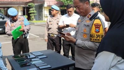 Polres Kediri Kota Periksa Ponsel Anggota untuk Cegah Keterlibatan dalam Judi Online