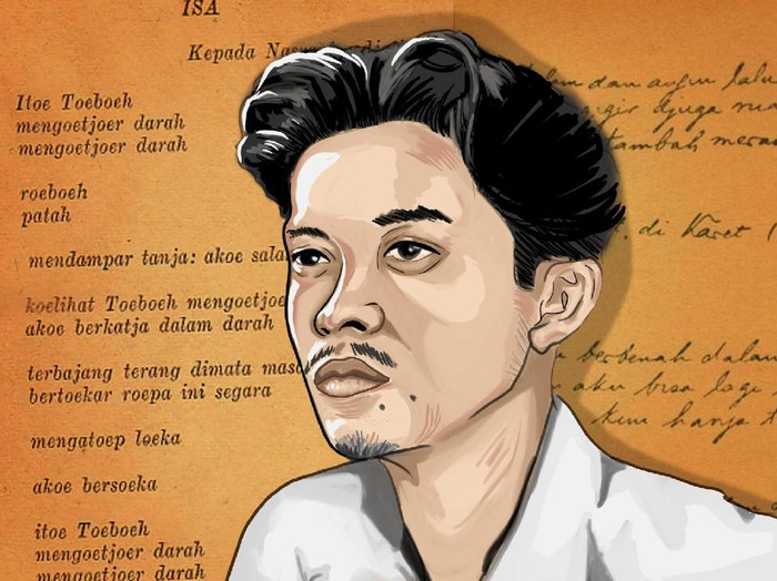 Chairil Anwar memiliki gaya penulisan yang berbeda dari para penyair pendahulunya. Ia memilih kata-kata sederhana, penuh emosi, dan sering kali kasar serta tanpa basa-basi.