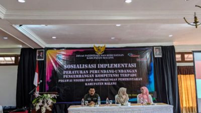 Pemkab Malang Gelar Sosialisasi Kompetensi Terpadu PNS di Dinas Pariwisata