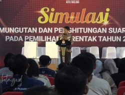 KPU Kota Malang Gelar Simulasi Pemungutan Suara Pilkada Serentak 2024