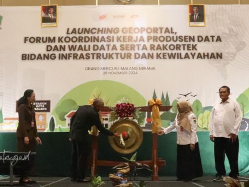 Pemkot Malang resmi meluncurkan Geoportal sebagai terobosan dalam memanfaatkan data geospasial untuk mendukung pembangunan berbasis fakta.