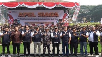 Apel Siaga Pengawasan Pilkada 2024 Digelar di Kota Malang, Bawaslu Siapkan Langkah Pencegahan Pelanggaran