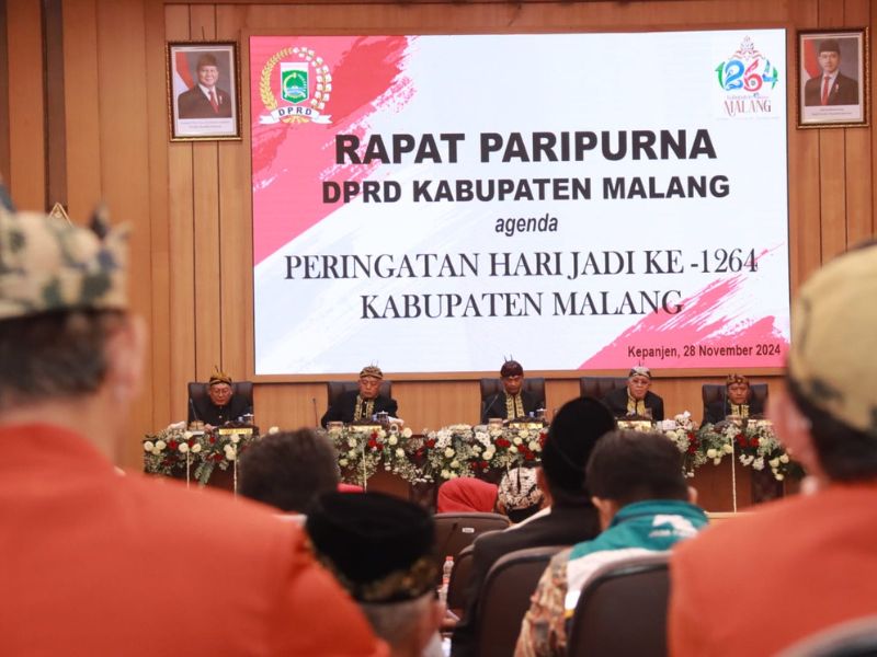 eringatan Hari Jadi Ke-1264 Kabupaten Malang, Bupati Sanusi tekankan pembangunan berkelanjutan dan ekonomi kreatif.