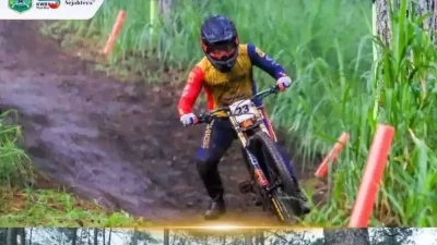 Kejuaraan 76 Indonesian Downhill 2024 di Kota Batu