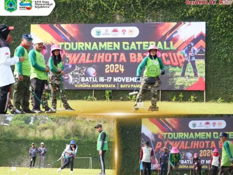 Turnamen Gateball Pj Wali Kota Cup 2024 yang digelar pada 16 hingga 17 November 2024.